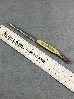 Vtg Letter Opener Knife Bonsa Solingen Leo M Van Reisen Holland Tulip Grower